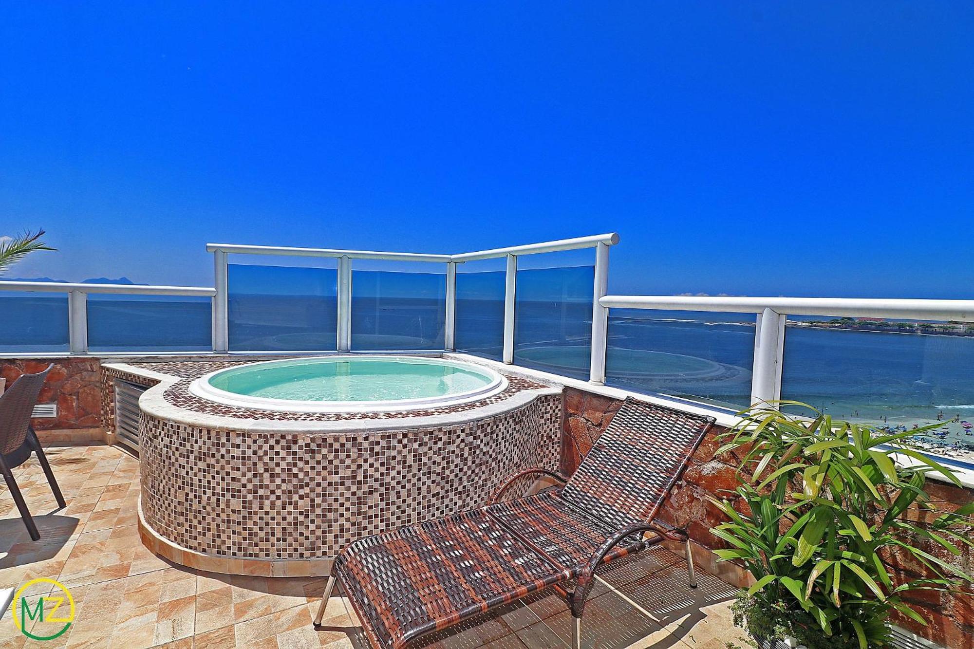Oceanfront Penthouse With Private Pool Copacabana Rio de Janeiro