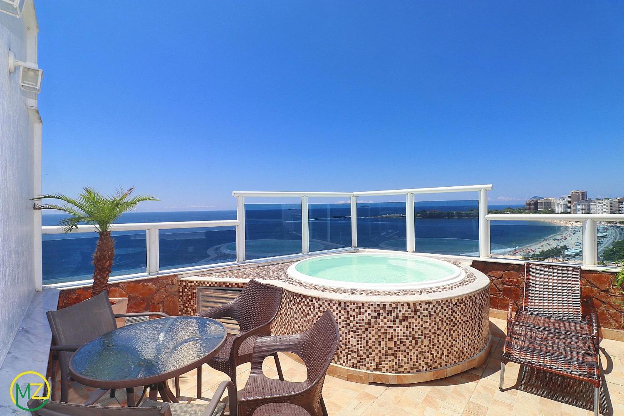 Apartemen Oceanfront Penthouse With Private Pool Copacabana *