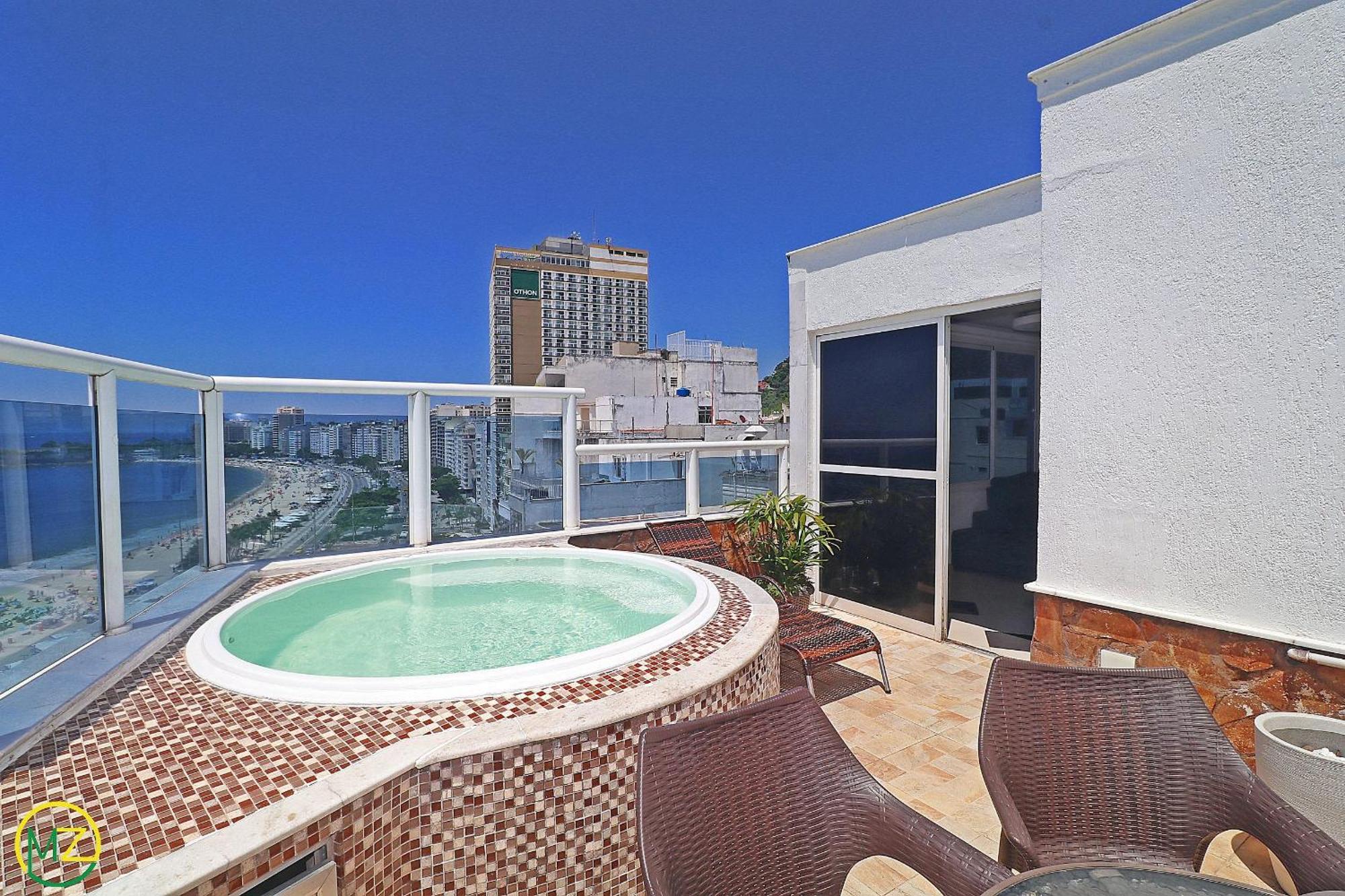 Apartemen Oceanfront Penthouse With Private Pool Copacabana